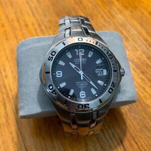 CITIZEN Eco-Drive Perpetual Calendar Dial SS Men's Watch BL1020-55H